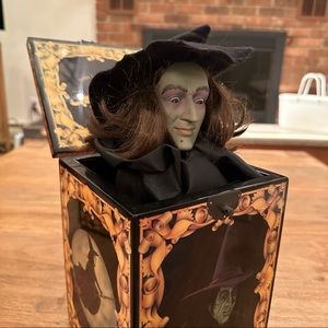 Antique Wizard of Oz Wicked Witch Collectible Music Box by Enesco
